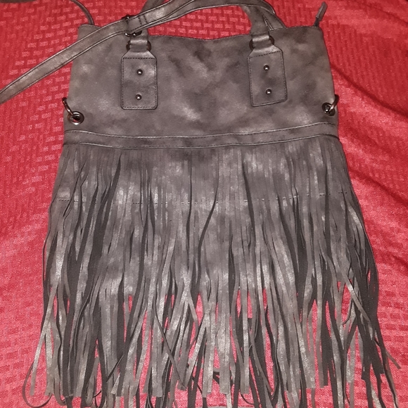 Mossimo Fringe Crossbody Bag - Picture 1 of 2